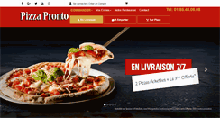 Desktop Screenshot of pizza-pronto-nemours.com