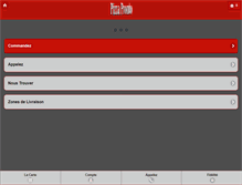 Tablet Screenshot of pizza-pronto-nemours.com